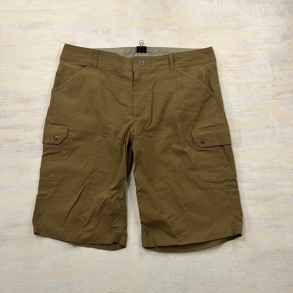 Kuhl Cargo Shorts Renegade 38 Technical Hiking Outdoor Brown Mens